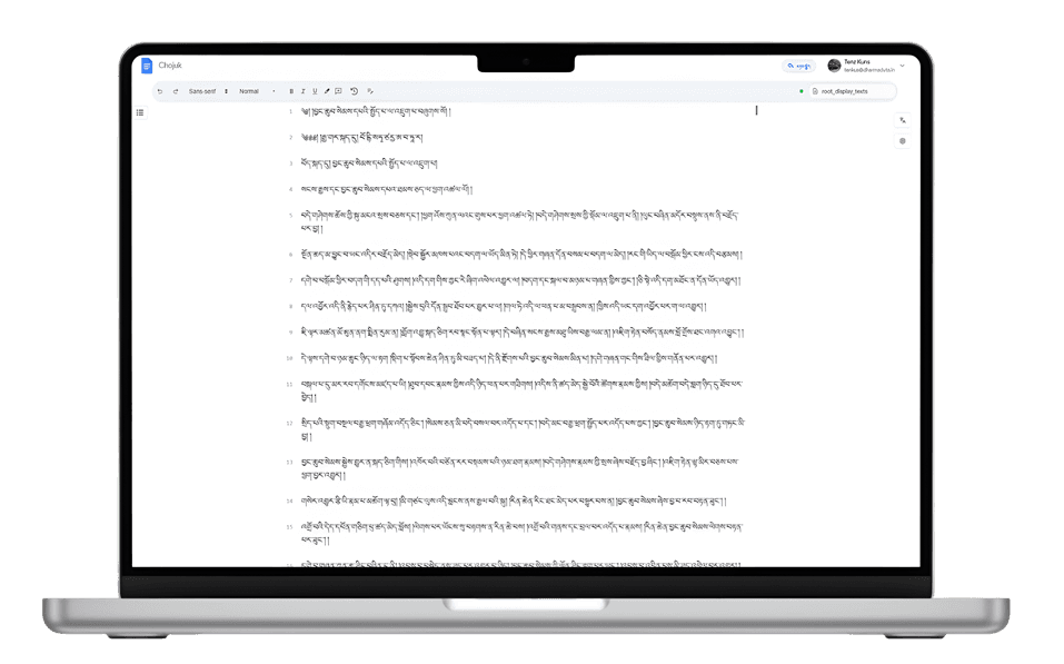 MacBook frame showcasing the platform